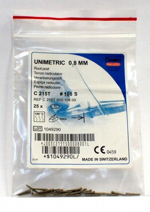 Unimetric Titan Root-Post 108S, 25., Maillefer