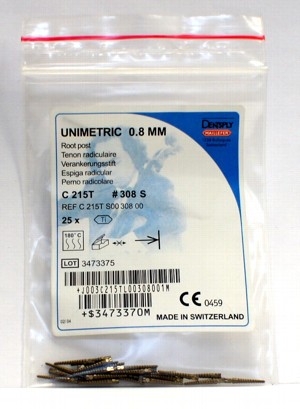 Unimetric Titan Root-Post 308S, 25., Maillefer