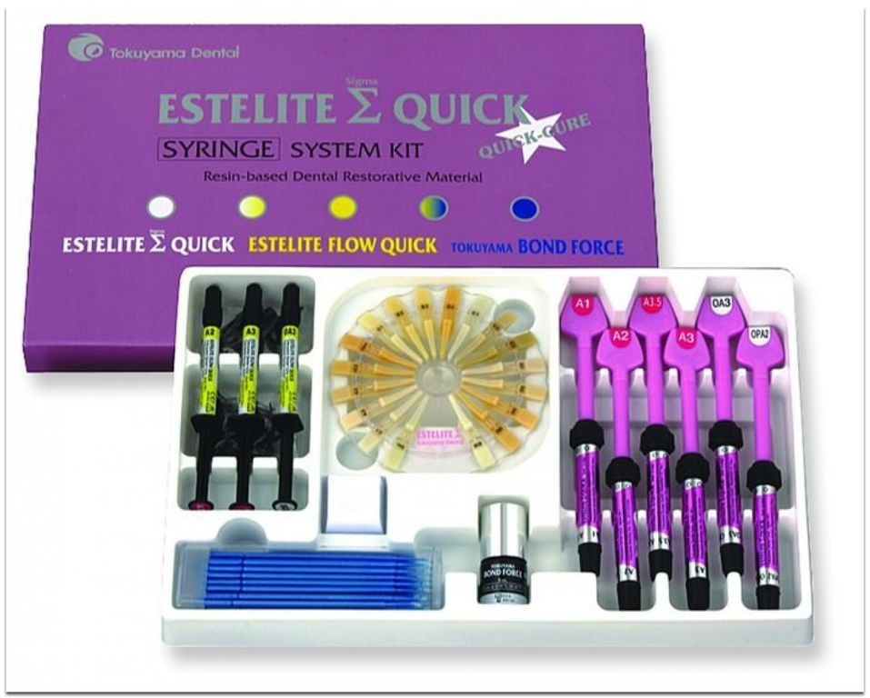 Estelite Sigma Quick- 9 . (1,2,3,3,5,3,2,   2,3,3,  5)